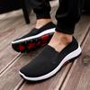 New Cloth Shoes Breathable One-pedal Men's Fashion Sports Leisure Comfortable Single Shoes Black Men's Cloth Shoes