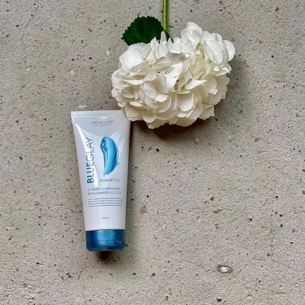Шампунь Для Волос С Голубой Глиной New Life Питание, Укрепление, Восстановление