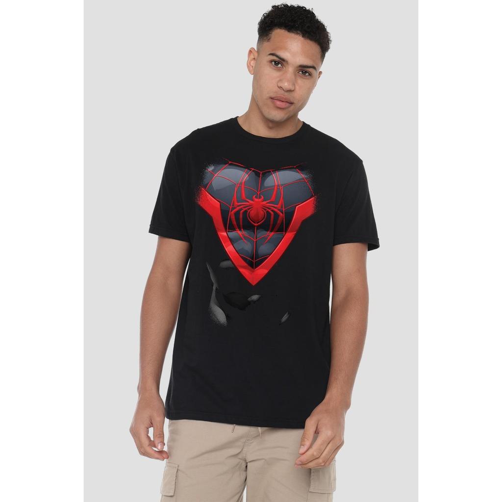 Spider-Man Mens Miles Morales Costume T-Shirt