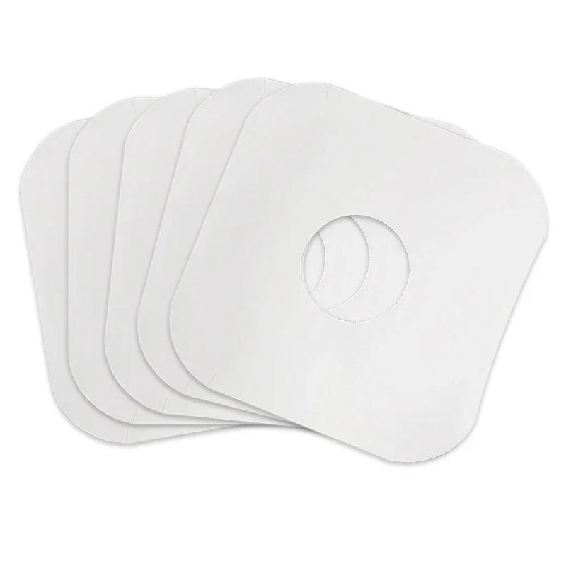 30/50PCS 12inch Vinyl Record Protection Bag White Filmless Rounded Corners Kraft Paper Bag LP Album Protector with Hole