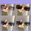 New Fashion Female Square Rimless Sunglasses With Uv400 Protection For Travel And Parties