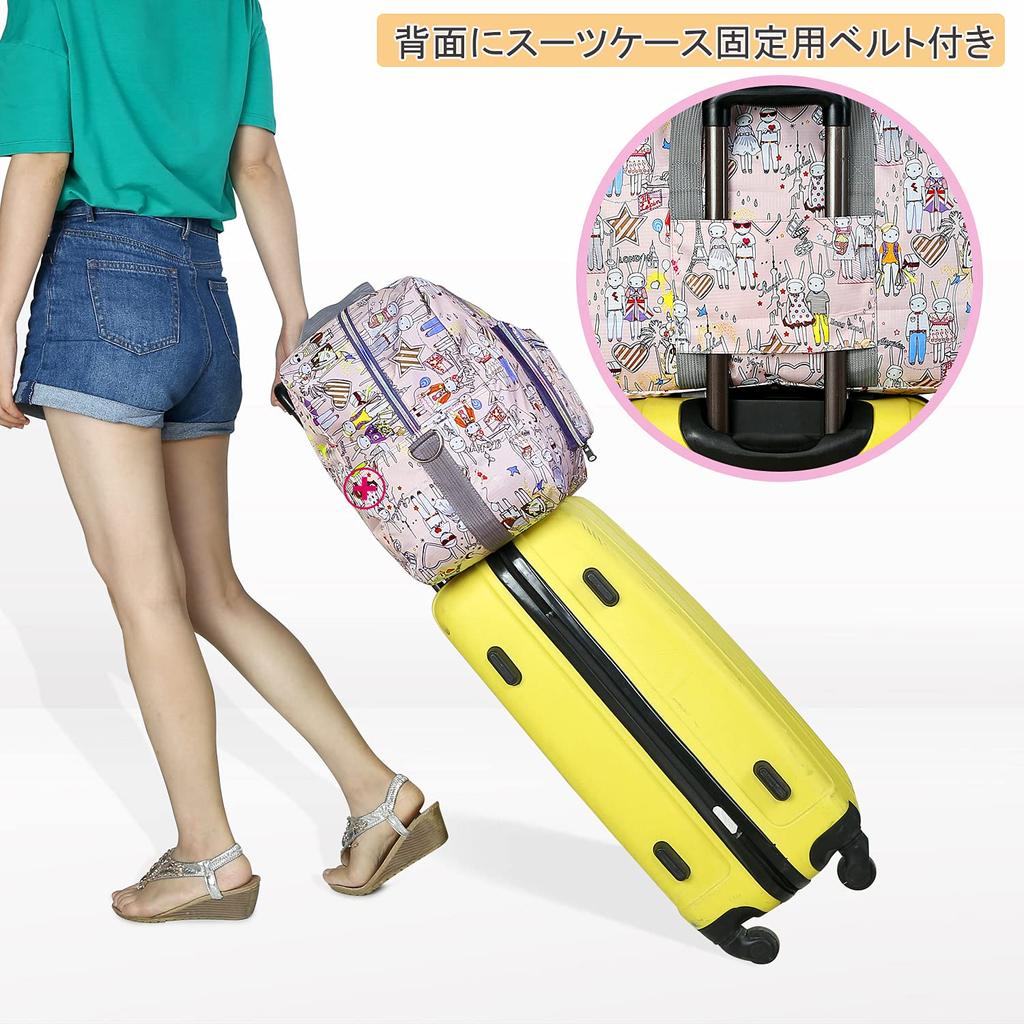 Boston Tasche mit großem Fassungsvermögen, 50L, faltbar, leicht, wasserabweisend, Krankenhaustasche, niedliche Boston Tasche für Damen, großes Fassungsvermögen, Schuhfach, Koffer