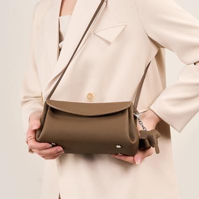 Crossbody Bag Women's Bag Fashionable High Sense Fashion Summer Mini Delicate Leather Soft Leather Small Bag Women