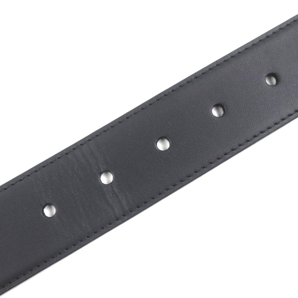 Pristine LOUIS VUITTON belt Belt: LV City Pin 35mm black leather mens M0542 Used