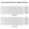 Wireless Keyboard and Mouse Set, 4 Colors Available, 2.4g Connection, ABS Material, for Learning, Work, and Gaming (White)