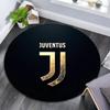 Juventus Football Club Round Area Rug,Carpet Rug for Living Room Bedroom Sofa Playroom Decor,Non-slip Floor Mat