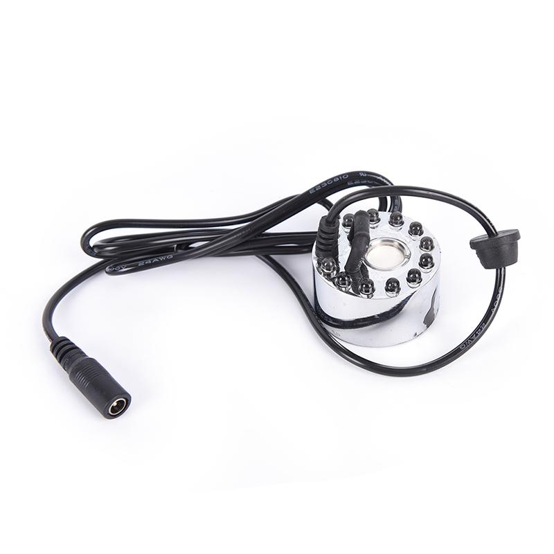 12 LED Ultrasonik Sis Yapıcı Sisleyici Su Çeşmesi Gölet Atomizörü Nemlendirici