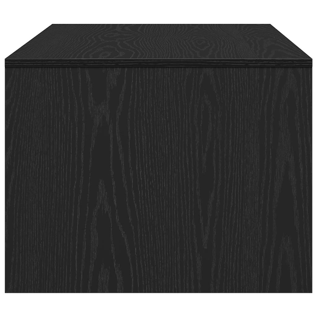Coffee Table Black Oak Look 102 x 55 x 43.5 cm