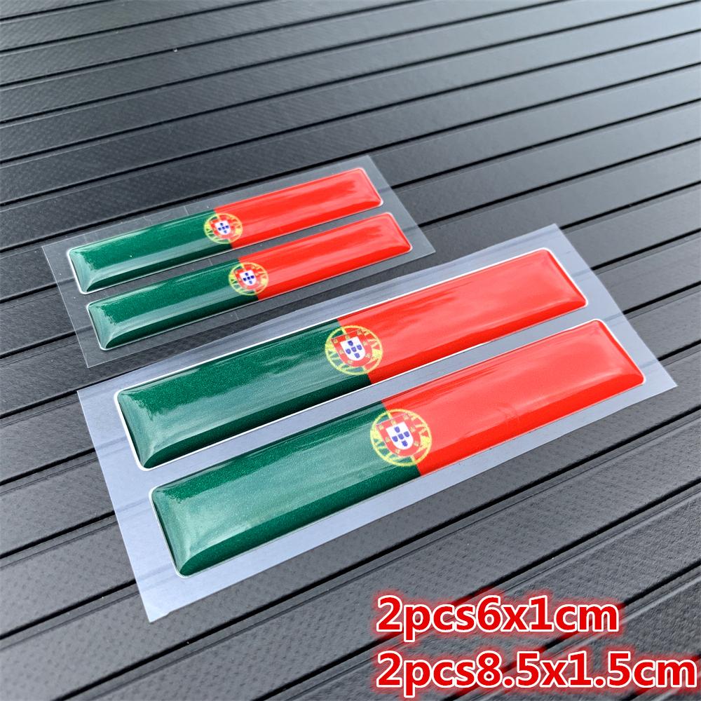 3D Brazil Korea UK ITALY FRANCE GERMAN Russia Spain National Flags Car Stickers Automobiles Motorcycles Decorating Accessories