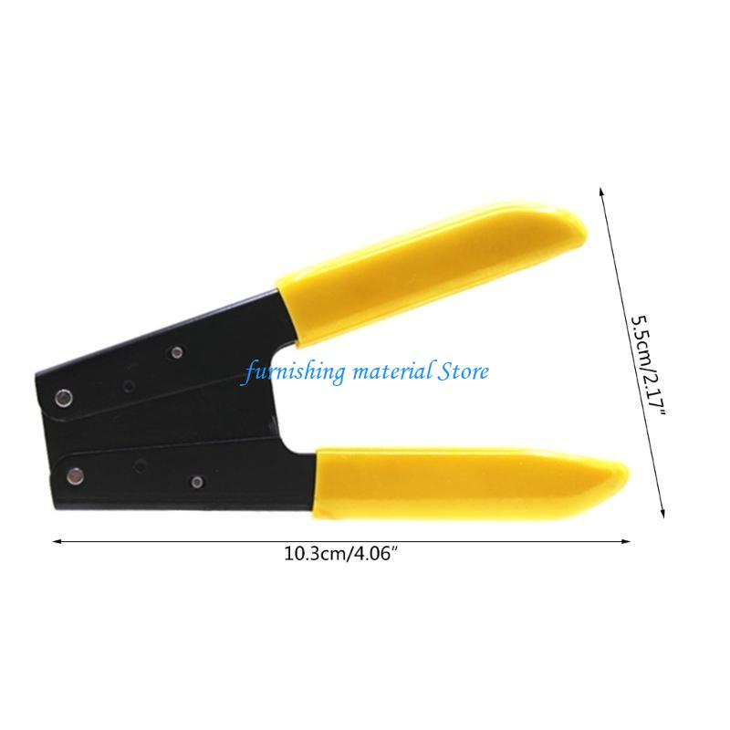 Y5GD Leather Cable Stripper 2.0x1.6mm Fiber Stripper Tool Cable Stripper Precise Stripping Tool for Home Repairs
