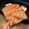 European and American style scarf square scarf imitation silk 71cm retro cashew print literary headband suit with decorative scarf