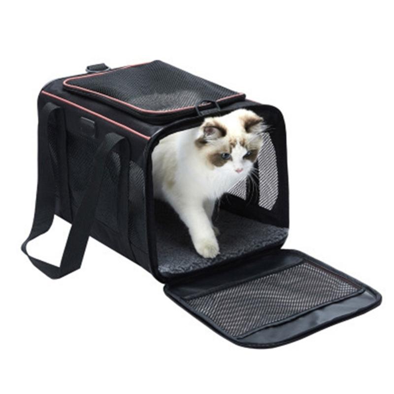 Pet Tote Carrier Bag, Portable Pet Bag Go-out Bag Travel for Puppies Outdoor Travel Portable Soft Shoulder Bag
