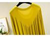V-Neck Pleated Modal Cotton Long Nightdress - Women's Spring/Summer 2022 Collection