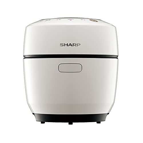 Sharp Healsio Hot Cook Electric Cooking Pot Waterless Pot 1.0L For 1-2 People White KN-HW10G-W
