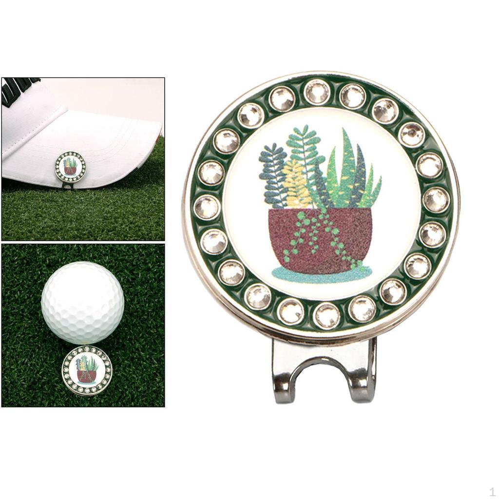 Golf Ball Markers Ladies Women Marker Hat Easily Attach To S Golfer Keepsake