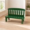 Decorative Miniature Wooden Bench Compact Dollhouse Realistic