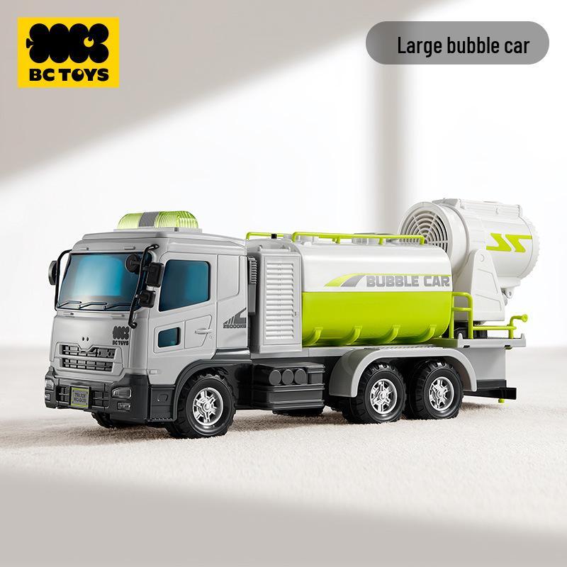 

Tower Crane & Electric Garbage Truck Toy - Multifunctional Inertial Car for Kids