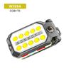 LED COB Rechargeable Magnetic Work Light Car Repair Foldable Flashlight Waterproof Camping Lantern COB Inspection Power Display