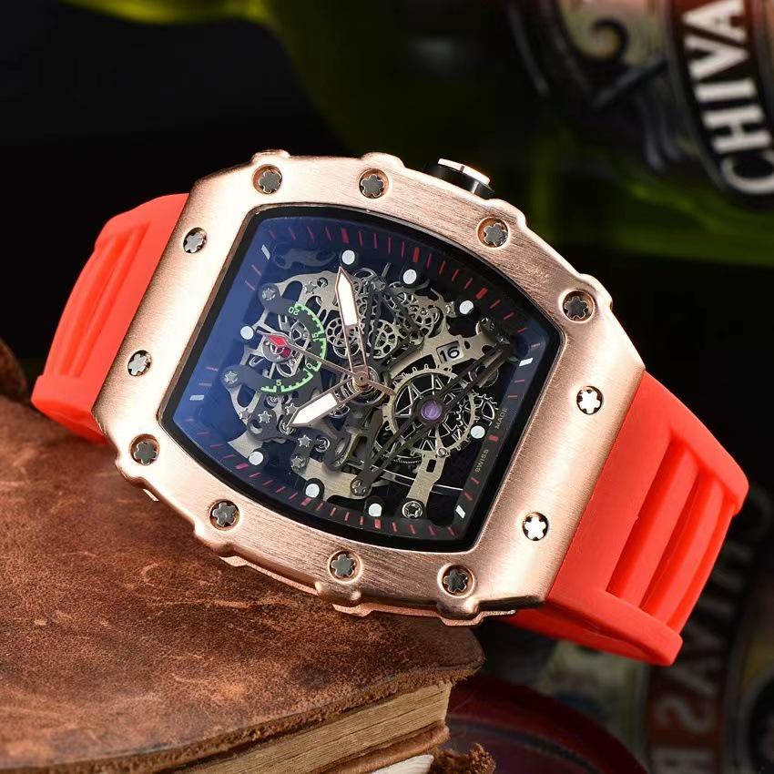 Best-Selling New Richard Skeleton Barrel Sport Men's Watch