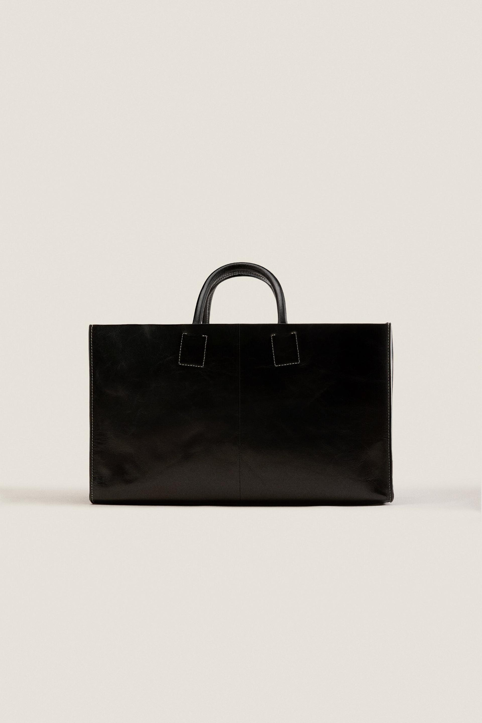 

LEATHER TOTE BAG