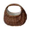 Elegant Woven Tote Bag for Sophisticated Spring Occasions