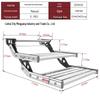 Aluminum Alloy Manual Retractable RV Entry Step