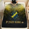 Custom Name AIK2 Flannel Blanket, High quality Comfortable for All Seasons, Home Decor, Warmth and Comfort