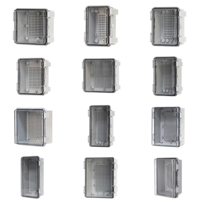 Hinged Plastic Enclosure Waterproof Power Electrical Junction Box Waterproof Outdoor Plastic Box Distribution Box