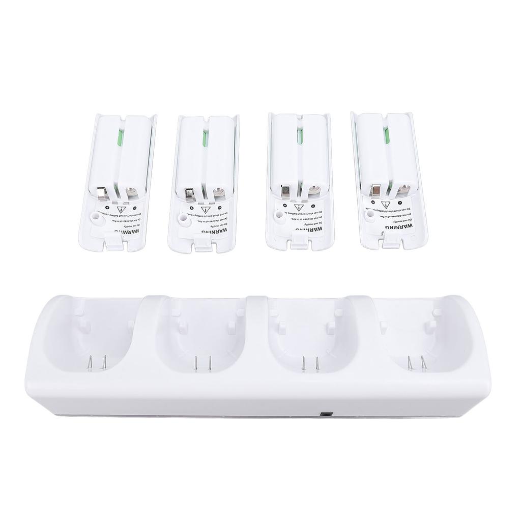 Controller  R Station for   Remotes Controller  R Dock Station with 4 Pack 2800mAh Re Able Battery