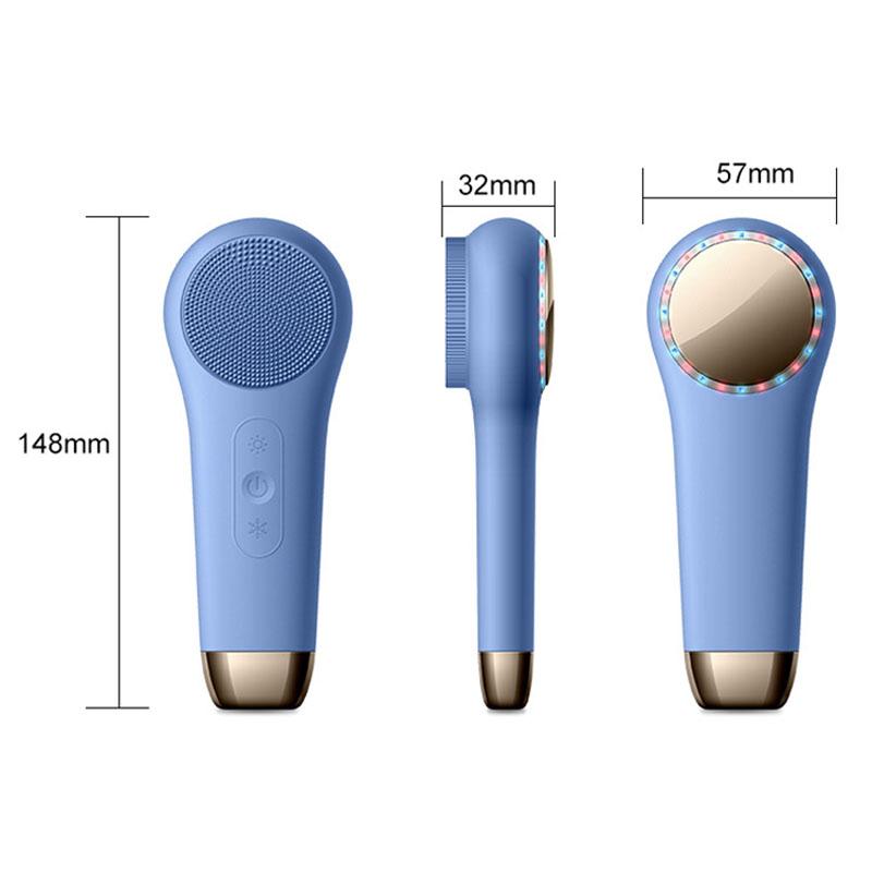 Electric Face Cleansing Device Blackhead Removal Pore Cleaning Facial Brush Hot Compress Skin Care Tool