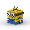 Building Block Compatible Square Minions, Particle Penetration Dad, Children'S Puzzle Assembly, Model Building Block