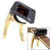 TCapo20 Accordatore capotasto per chitarra multifunzionale 2 in 1 in lega di alluminio con schermo LCD per acustica normale