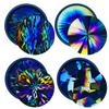 Holographic Light and Shadow Epoxy Resin Silicone Mold DIY Christmas Snowflake Coaster Mould Storage Tray Jewelry Making