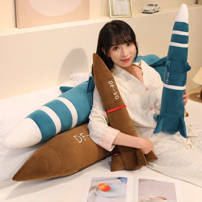 Dongfeng DF-5C Missile Plush Toy - Dormitory Pillow & Children's Birthday Gift