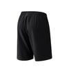 Anta Training Series Solid Color Logo Print Elastic Waist Straight Leg Sports Casual Woven Shorts Men Shorts Black 952627502-3