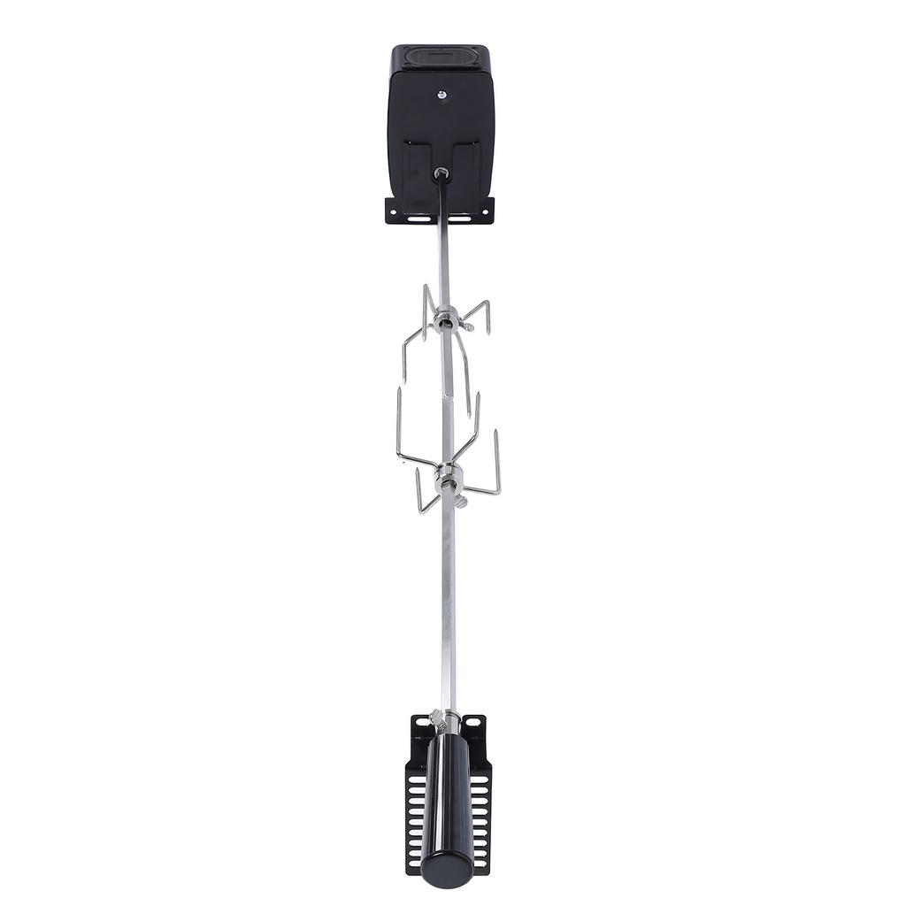 Rotisserie Grill Kit Stable Rotating Motor BBQ Grill Kit 15kg Load Capacity for Backyard Outdoor Electric Barbecue Kit