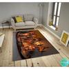 Christmas Train Happy Carpet Santa Claus and Snowman Carpet Christmas Gift Christmas Carpet Living Room Carpet Decorative Carpet