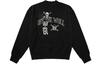 Men's Vans Sweatshirts Unisex Black Crew Neck Moderate
