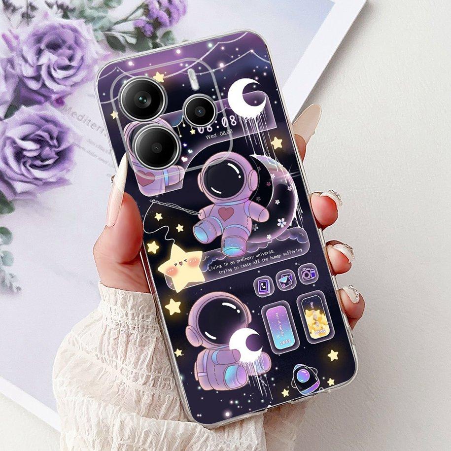 For Cover Xiaomi Redmi Note 14 4G Phone Case Luxury Marble Machine Soft Silicone Slim TPU Funda For Redmi Note 14 4G Note14 Capa