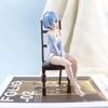 Figurină PVC Ram Rem Șezând din Re:Jucărie Model Desen Animat Drăguț Zero Ornamente Premium pentru Decor Interior Mașină