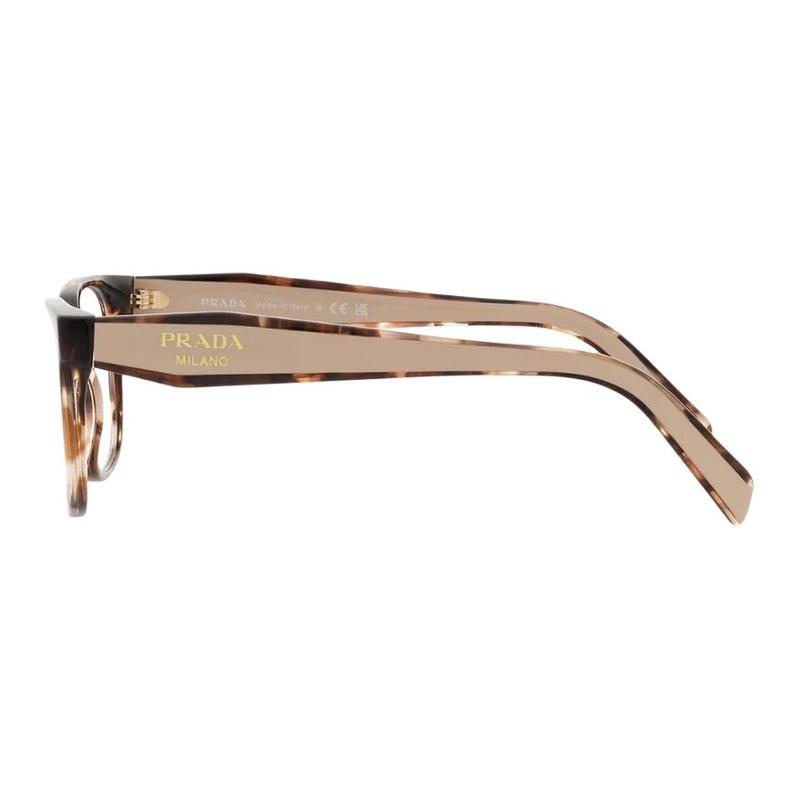 Prada Original Design Acetate Rectangular Optical Frame Unisex Couple Model Tortoiseshell