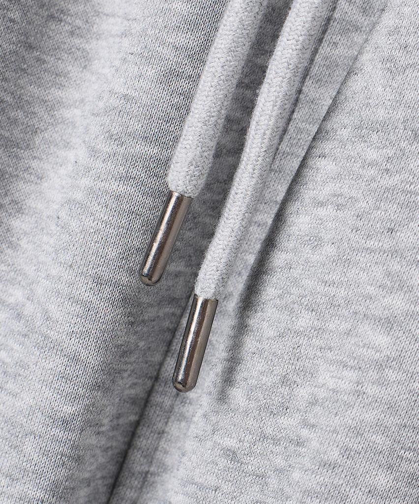 Yujen Washed Semi-Bootcut Track Sweatpants_Melange Gray