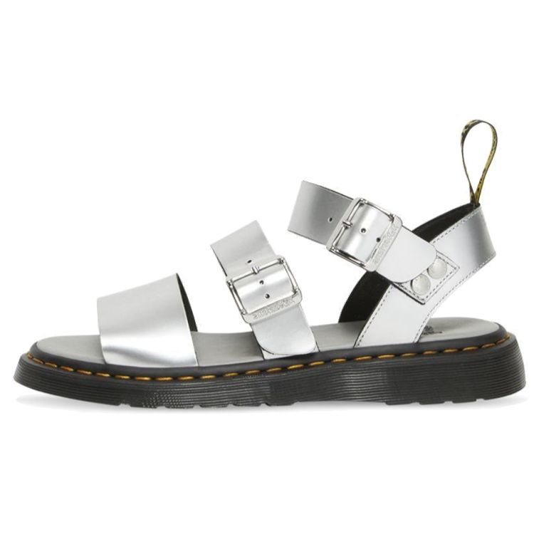 Dr. Martens Gryphon Minimalist Casual Belt Sports Sandals Women Sandals Silver 26670972