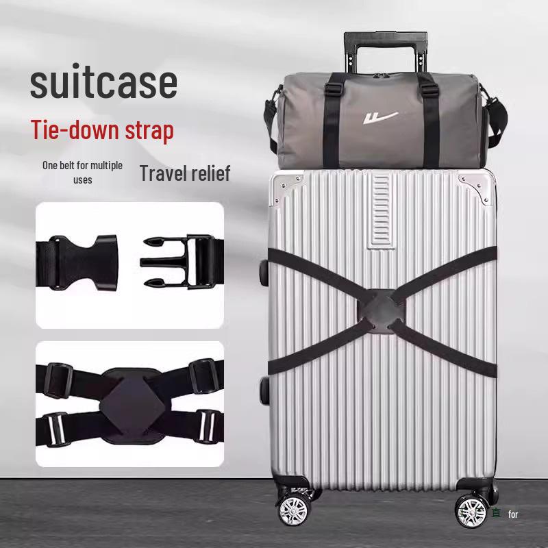 Elastic Cross Luggage Straps - Suitcase Reinforcement & Protection Bandage