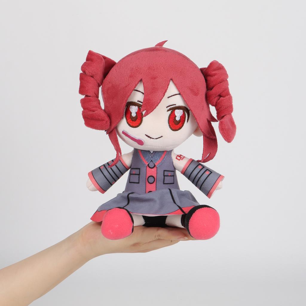 20cm Anime Peripherals Kasane Teto Cosplay Plush Toys Diva Vtuber Kawaii Stuffed Teto Toy Kids Adults Birthday Christmas Gifts