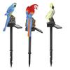 Outdoor Solar Power LED Parrot Garden Yard Light Waterproof Lawn Decorative Lamp