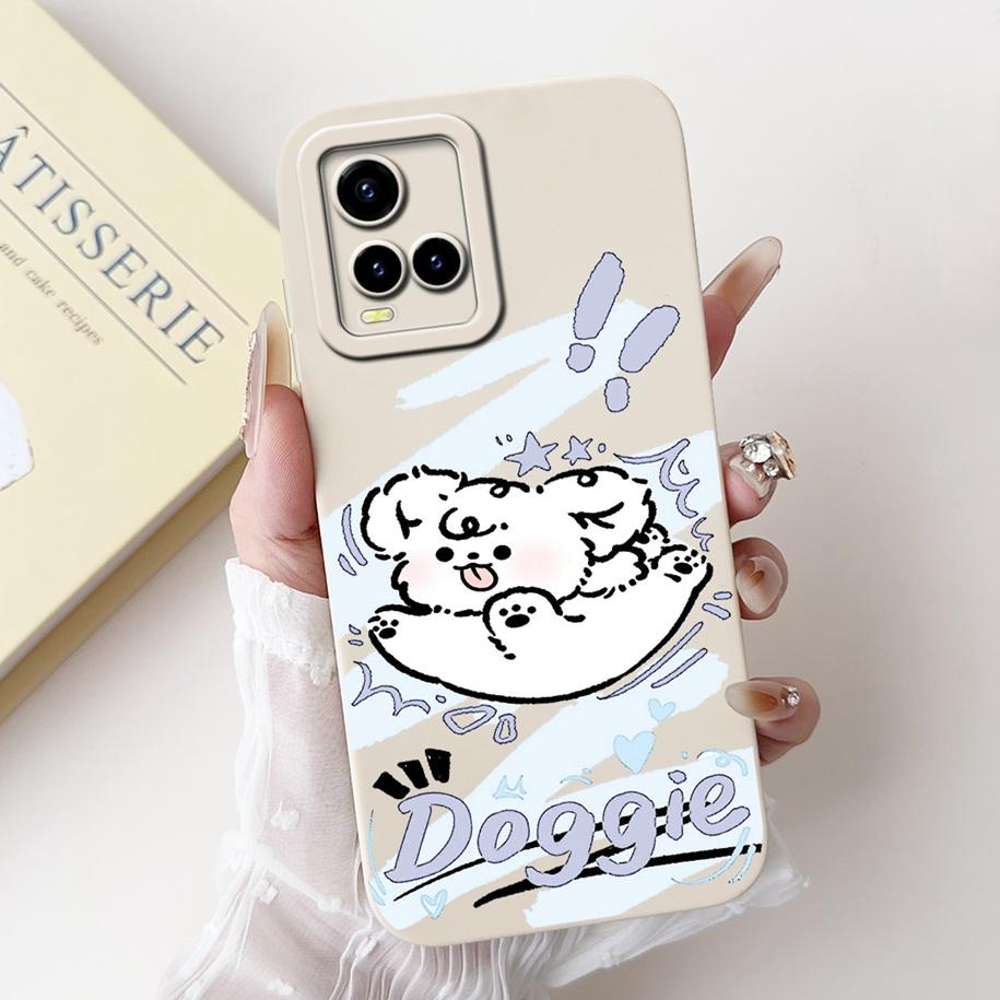 For Vivo Y33s Case V2109 Shockproof Cover Cute Dinosaur Panda Fundas Cases For Vivo Y21 2021 Y21A Y21S Y21T Y33T VivoY33s Bumper