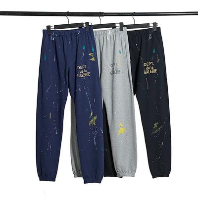 Spring Autumn New Gallery Department Men Women's Couple Pants Loose Fit High Street Style Pants