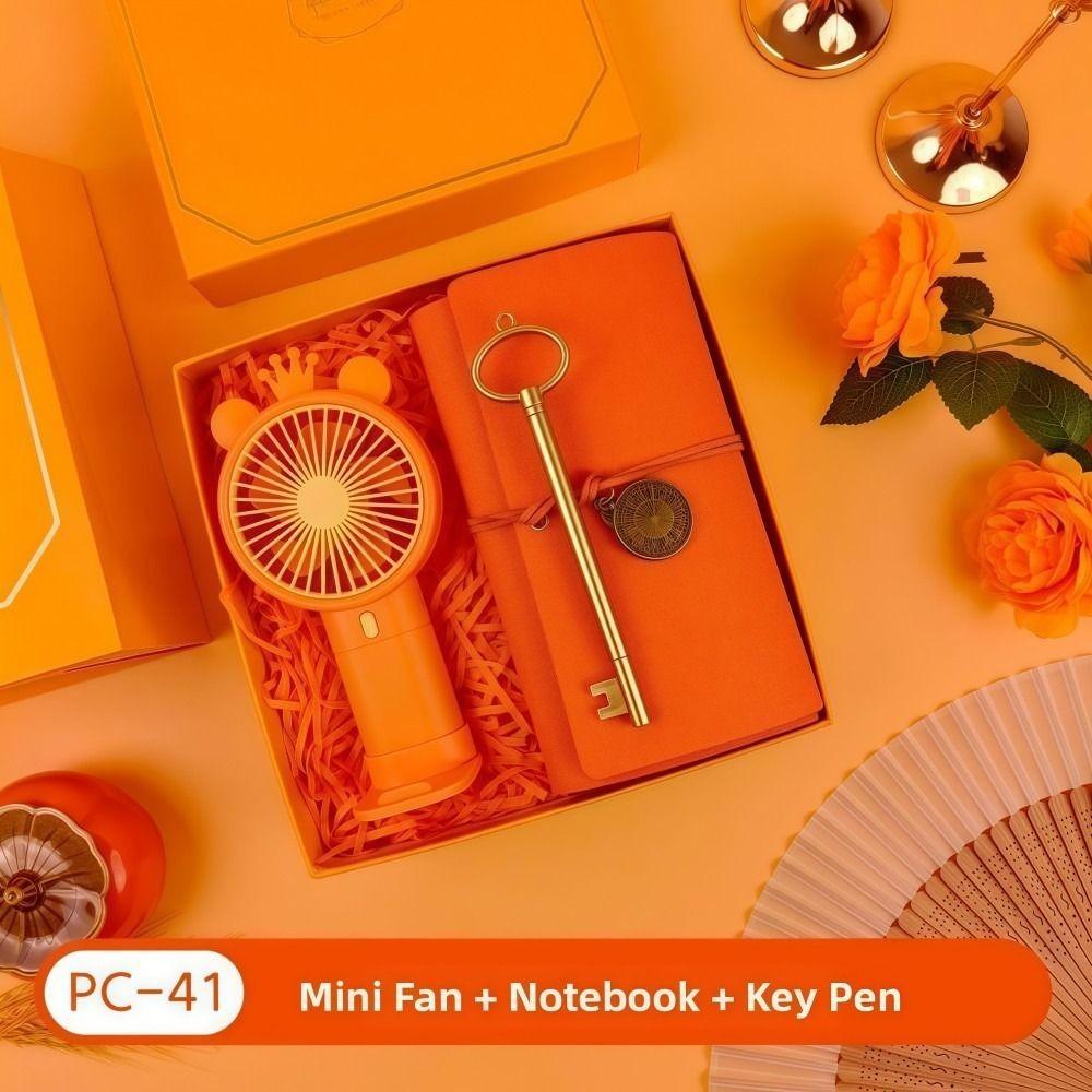 3IN1 Souvenir Gift Set Stylish Design with Paper Bag Practical Gift Sets Luxury Fan/Towel/Cup Gift Box Set Personalized Gifts