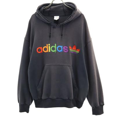 Adidas 80er Vintage hergestellt von Descente Langarm-Sweatshirts Herren Gebraucht